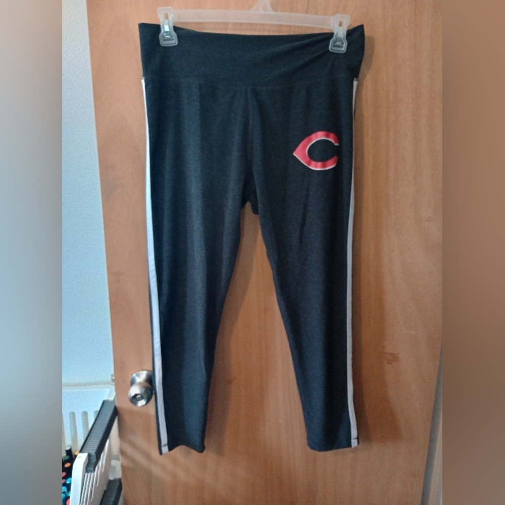 Cincinnati Reds Gray Leggings, Birthday, Christmas